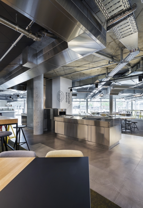 zalando Headquarter  Foodcourt Construction